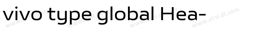vivo type global Hea字体转换